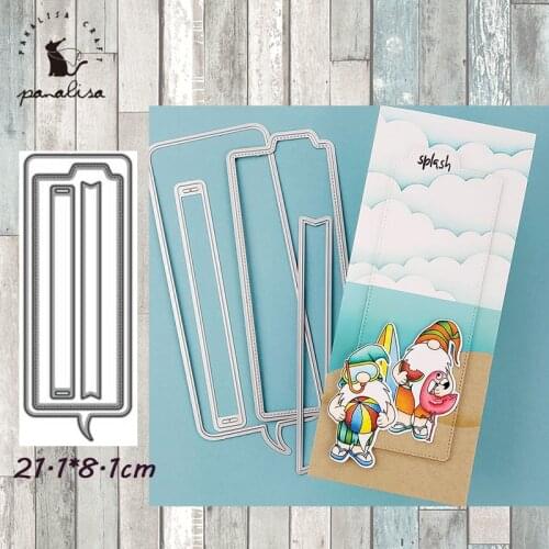 Panalisacraft Message board Frame Metal Cutting Dies Stencils DIY Scrapbooking/photo album Decorative Embossing DIY Paper Cards