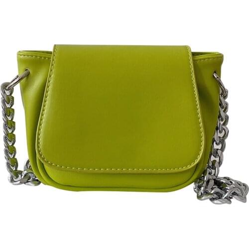 Casual Crossbody Bags Shopper Women Wallet Fashion Female Green Saddle Bag PU Leather Purses and Handbag 2021 Summer New Bolsas