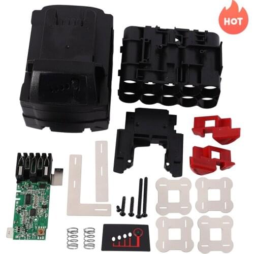 SALE !!! M18 Shell Li-Ion Battery Plastic Case Charging Protection Circuit Board for Milwaukee 18V M18 48-11-1815 3Ah PCB Board