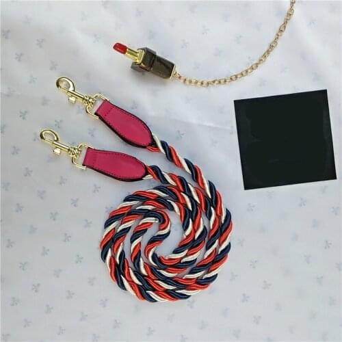 Luxury Color Rope Narrow Shoulder Bag Bag Accessory Bag Fashion Trend Messenger Strap Long Strap Non-adjustable O Bag Handles Ne