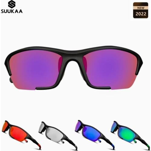 SUUKAA Riding Cycling Sunglasses Mtb Polarized Sports Cycling Glasses Goggles Bicycle Mountain Bike Glasses For Mens Women