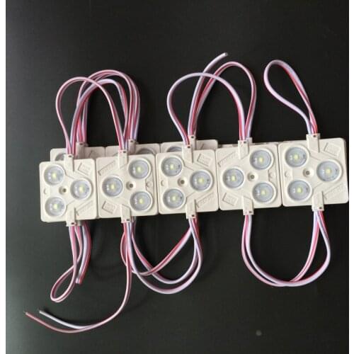 High brightness SMD 5730 3LEDs Module DC12V WHITE COLOR high bright with LED lens module 20pcs a string
