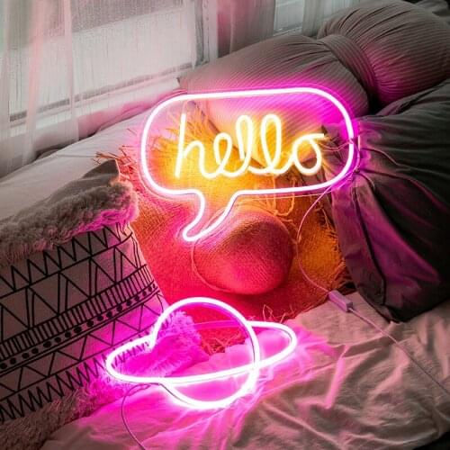Led Neon Light Signs Room Wall Decoration Neon Sign 13 to18 inch for Living Room USB Valentines Day Atmosphere LED Neon Sign