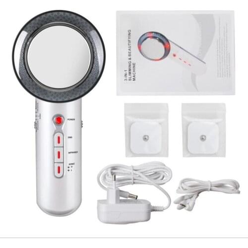 3 in 1 EMS Ultrasound Cavitation Device Electric Body Slimming Massager Fat Burner Infrared Therapy Ultrasonic Cavitation IUL001