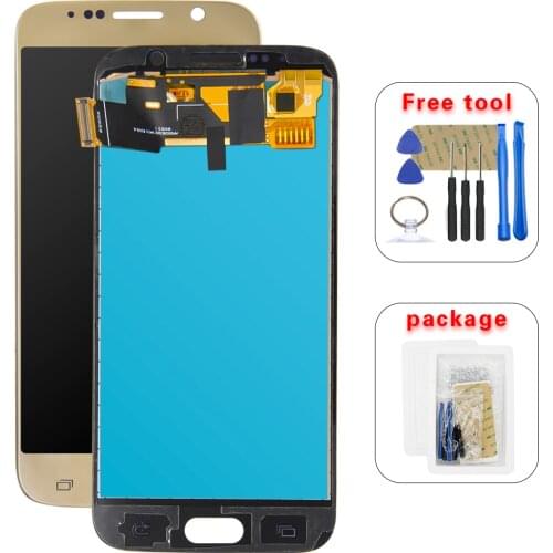 5.1 inch LCD For samsung S6 screen G920 G920F G920V G920A LCD Display Touch Screen Digitizer Assembly