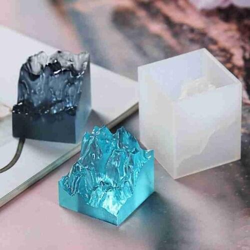 1pcs Mountain Mold Peak Microscape Transparent Filling Jewelry Making Craft Art DIY Crystal Epoxy Resin Mold Mountain Mold