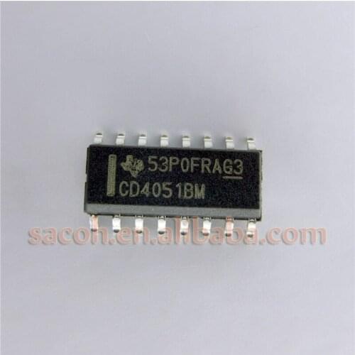 10PCS/lot New Original CD4051BM CD4051 or CD4052BM or CD4053BM SOP-16 CMOS Analog Multiplexers/Demultiplexers