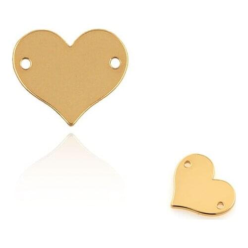 10PCS Love Connector-Exquisite Love Jewelry-Love Charm-Love Link-Suitable for DIY Bracelet Necklace Craft Products 10.8x13x1mm