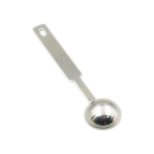 500pcs Stainless Steel Stamp Spoon Paint Wax Stamps Sealing Spoon Long Handle Wax Spoon Melting Sealing Wax Stick Granule