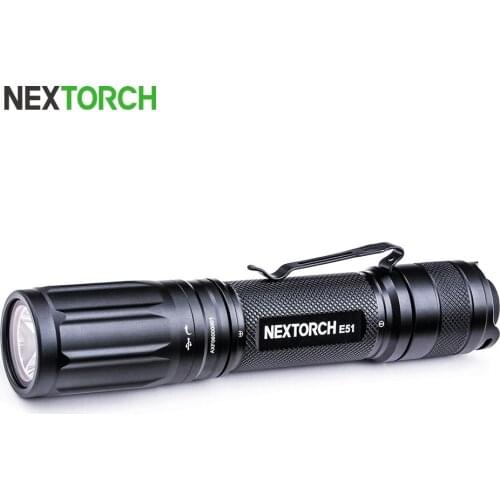 NEXTORCH 1400 Lumens 18650 Tactical Flashlight USB High Power Rechargeable Led Flashlight Torch for Hunting Fishing Outdoors