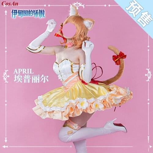 Hot Game April Cosplay Costume The High Quality Cute Uniform Dress Female Halloween Carnival Party Role Play Clothing S-L