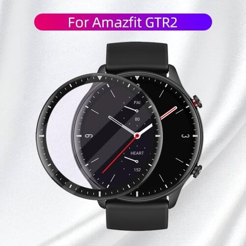 Soft Fiber Glass Protective Film Cover For Amazfit GTR 2 GTR2e 46mm Smartwatch Screen Protector Case