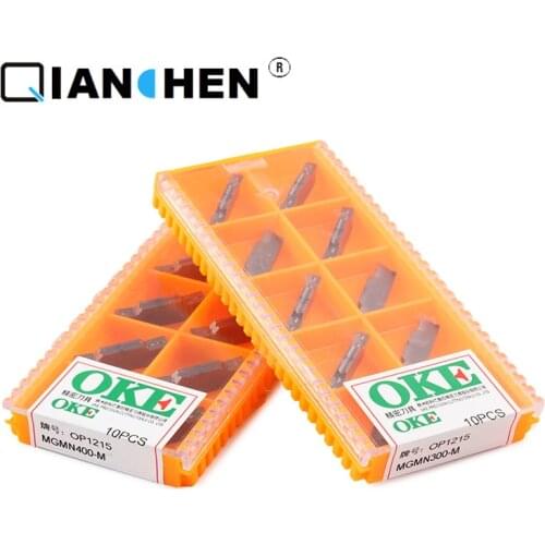 OKE 10pcs/lot High Precision High Performance High Strength CNC MGMN400-M OP1215 Industry Carbide Inserts External Turning Tool