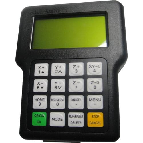 Original RICHAUTO DSP A11 controller keypad panel English letters