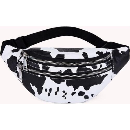 Casual PU Belt Fanny Pack Messenger Bag Money Purses Women Animal Pattern Waist Classic Chest Bag Classic Flap Money Pouch