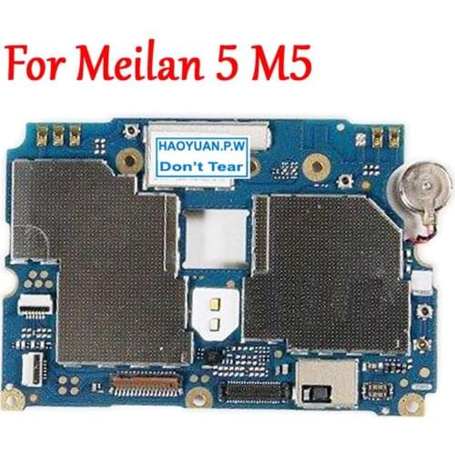 Tested Full Work Unlock Motherboard Electronic Panel For Meizu Meilan 5 M5 M611A 16GB/32GB Logic Circuit Board Fast Ship 5.2