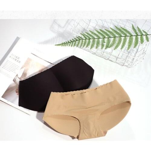 Sexy Hip Up Butt Enhancer 4 Size 4 Colors Women Fake Ass Butt Lift Briefs Seamless Bottom Up Panties Free Shipping