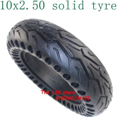 10x2.50 Honeycomb Solid Tyre 10*2.5 Tubeless Tire,Thickened Double Honeycomb Wheel Tyre for Electric Scooter Skate Board