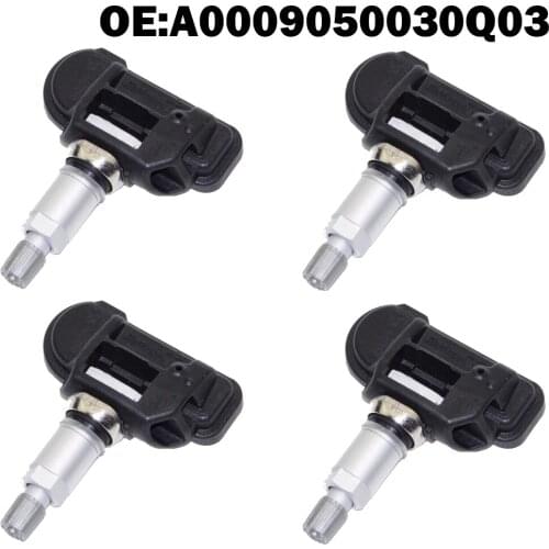 4 PCS Car TPMS Tire Pressure Monitor Sensor System A0009050030Q03 For Mercedes Benz E S CL CLA CLS G GL GLK for Smart a-class