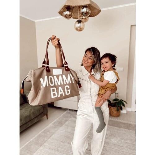 CHQEL Baby Diaper Bag, Mommy Bags for Hospital & Functional Large Baby Diaper Travel Bag for Baby Care (Beige)