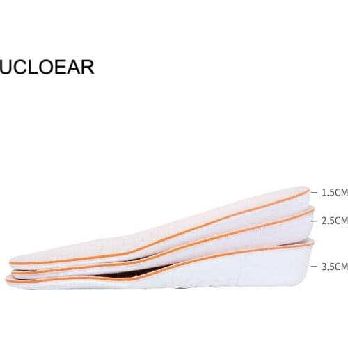 UCLOEAR EVA Invisible Height Increase Insole For Men/Women 1.5/2.5/3.5 Cm Breathable Insoles For Shoes Comfortable Shoe Inserts