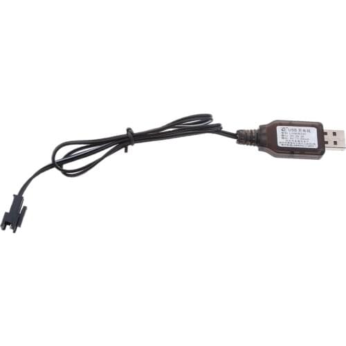 Universal 6V USB to SM-2P Female Plug NI-MH NI-Cd Battery Charging Adaptor Cable for RC Toys Drone