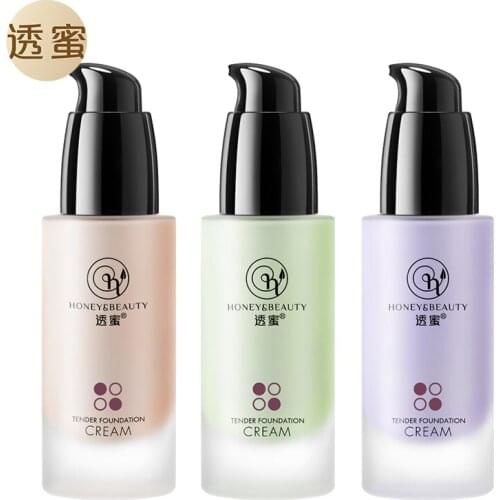 30ml Beauty Hydration Cream Foundation Soft Long Wear Oil Control Concealer Liquid Foundation Moisturizing Cream Makeup