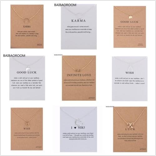 Fashion Wish Circle Pendant necklace Clavicle Chains Statement Necklace Women Jewelry