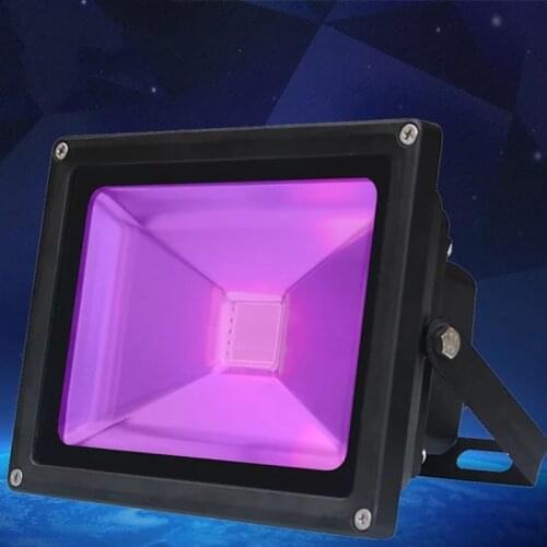 10W-50W UV LED motion induction floodlight waterproof AC85-265V purple DJ disco nightclub KTV festival stage lighting effects