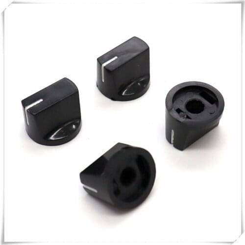 5 Pieces Plastic Flower Shaft Knob Diameter 19mm Height 14mm Potentiometer Encoder Knob Gear Shaped Inner Hole 6mm
