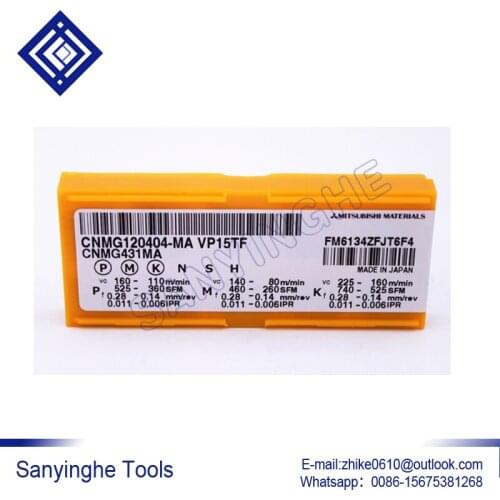 Free shipping 50pcs/lots CNMG120404-MA VP15TF / UE6020 / CNMG120408-MA VP15TF / UE6020 cnc carbide turning inserts