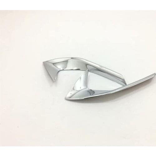 Auto Car Styling For Peugeot 3008 2017 2016 2015 2014 2013 2012 Car Front Fog Lights Cover ABS Trim Lamp Exterior Decoration