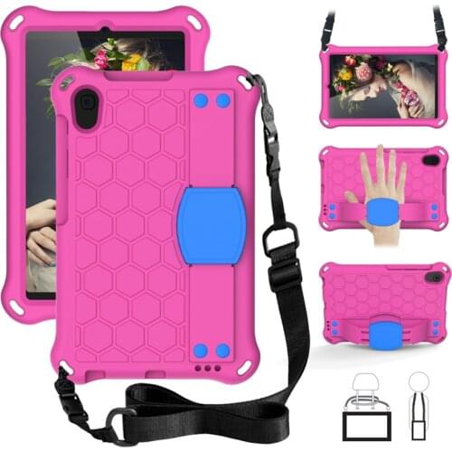 Safe EVA tablet case For Huawei MatePad T8 Kobe2-L03/L09 8.0" Shoulder Strap Shockproof cover for Huawei M5 Lite 8.0/M6 8.4