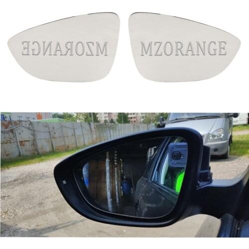 Heated Side Mirror Glass for VW for Jetta 6 MK6 2011-2017 Car-Styling Door wing mirror glass rearview mirror Heating Side Mirror