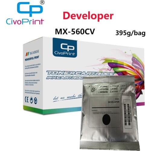 Civoprint 395g/bag compatible developer MX 560CV for sharp copier 3608 4608 5608 3658 4658 5658