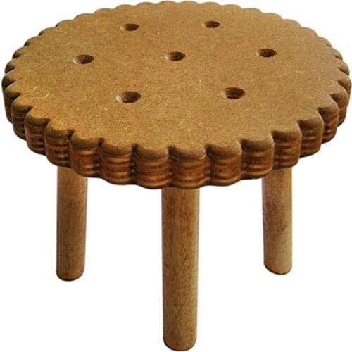 Newborn Detachable Bedside Table Baby Photo Shooting Handmade Wooden Cookie Desk