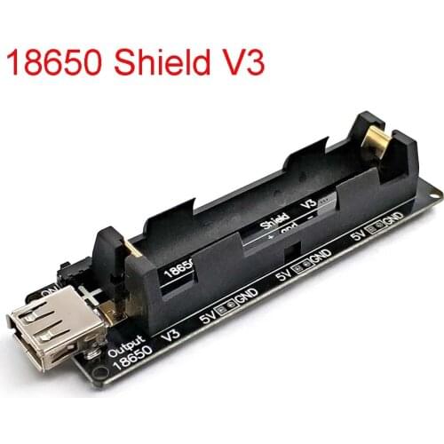 ESP32 ESP32S for Wemos for Raspberry Pi 18650 Battery Charge Shield Board V3 Micro USB Port Type-A USB 0.5A for Arduino Charge