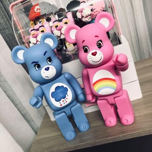 28cm Bearbricklys 400% Toy Building Blocks Bear Action Figure Trendy Toys Collectible Model Toy Trendy Toy Ornaments Hot
