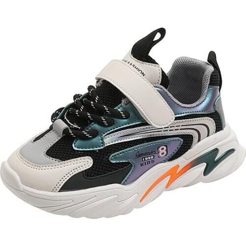 Childrens Air Mesh Sneakers Girls' Breathable Single Soft Bottom Shoes Boys Casual Shoes School Shoes Non-slip Hot Fashion