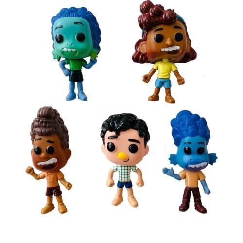 Luca Disney Alberto Machiavelli Giulia Sea Monster Deluxe Figurine Play Toy Set Luca Movie Model Anime Figure Doll Birthday Gift