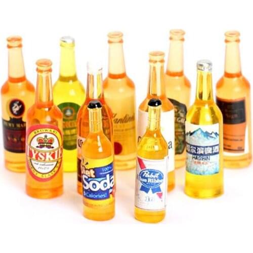 11pcs/14pcs 1/6 Scale Dollhouse Miniature Food Mini Beer Cans Wink Drink for blyth 1/6 doll kitchen Toys