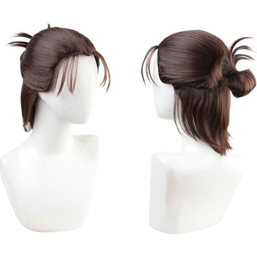 Attack on Titan Eren Jaeger Cosplay Wig Heat Resistant Synthetic Wig