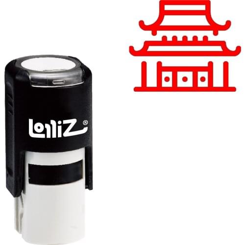 LolliZ Forbidden City Self-Inking Rubber Stamp - Modern Symbol Series