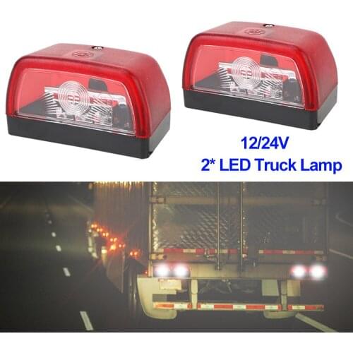 12V 24V LED DRL Truck Fog Day Running Lights Side Marker Lamps Trailer Taillight Position Clearance For Boat Caravan Accessories
