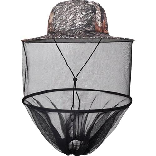 Outdoor Hat Professional Mosquitos Bug Insect Outdoor Protector Bee Resistance Net Mesh Head Face Cap