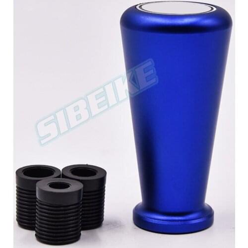 Universal Auto JDM Aluminum Gear Shift Knob Racing Car Shift Gear Knob Blue Gear Knob with logo