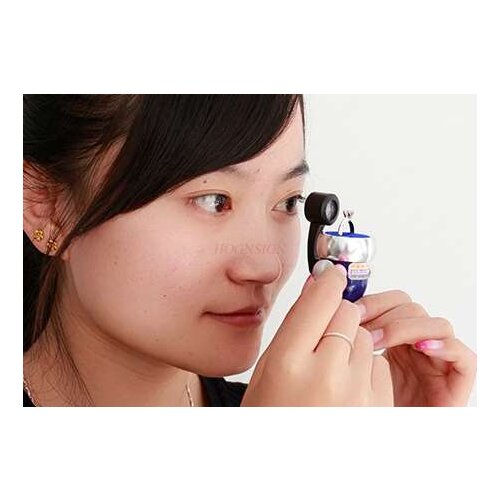 Magnifying glass 10 times desktop waist prism waist speculum jewelry mirror desktop identification waist code defect tool