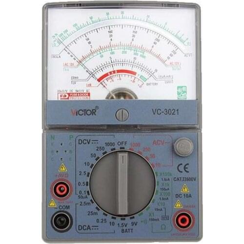 VICTOR VC3021 analog multimeters, mechanical multimeter, the new, measurable current / resistance / with buzzer
