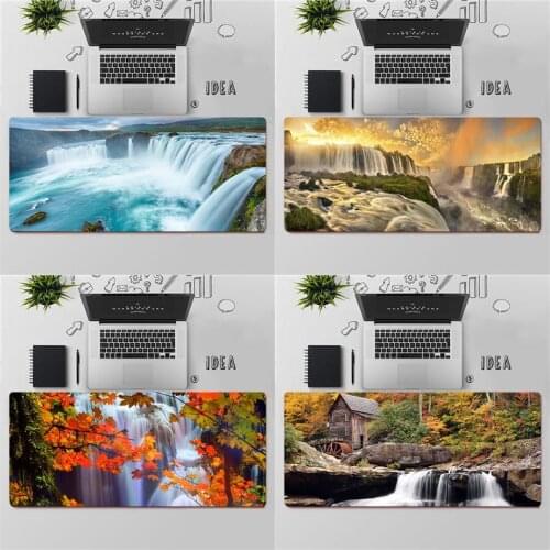 YNDFCNB Top Quality Falls Landscape Large Mouse pad PC Computer mat Free Shipping Large Mouse Pad Keyboards Mat