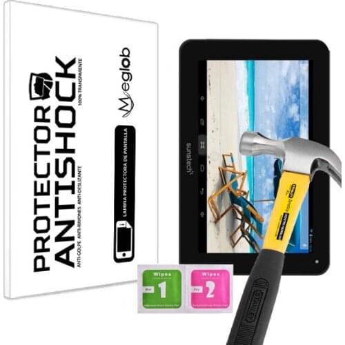 Screen protector Anti-Shock Anti-scratch Anti-Shatter compatible with Tablet Sunstech TAB717DUAL